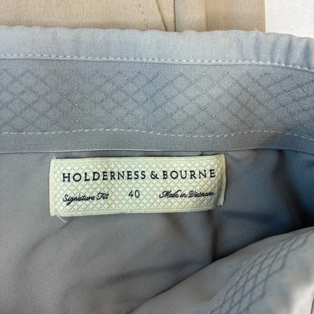 Holderness & Bourne Harwoood Shorts Mens 40 Tan Grey Bundle Golf Performance